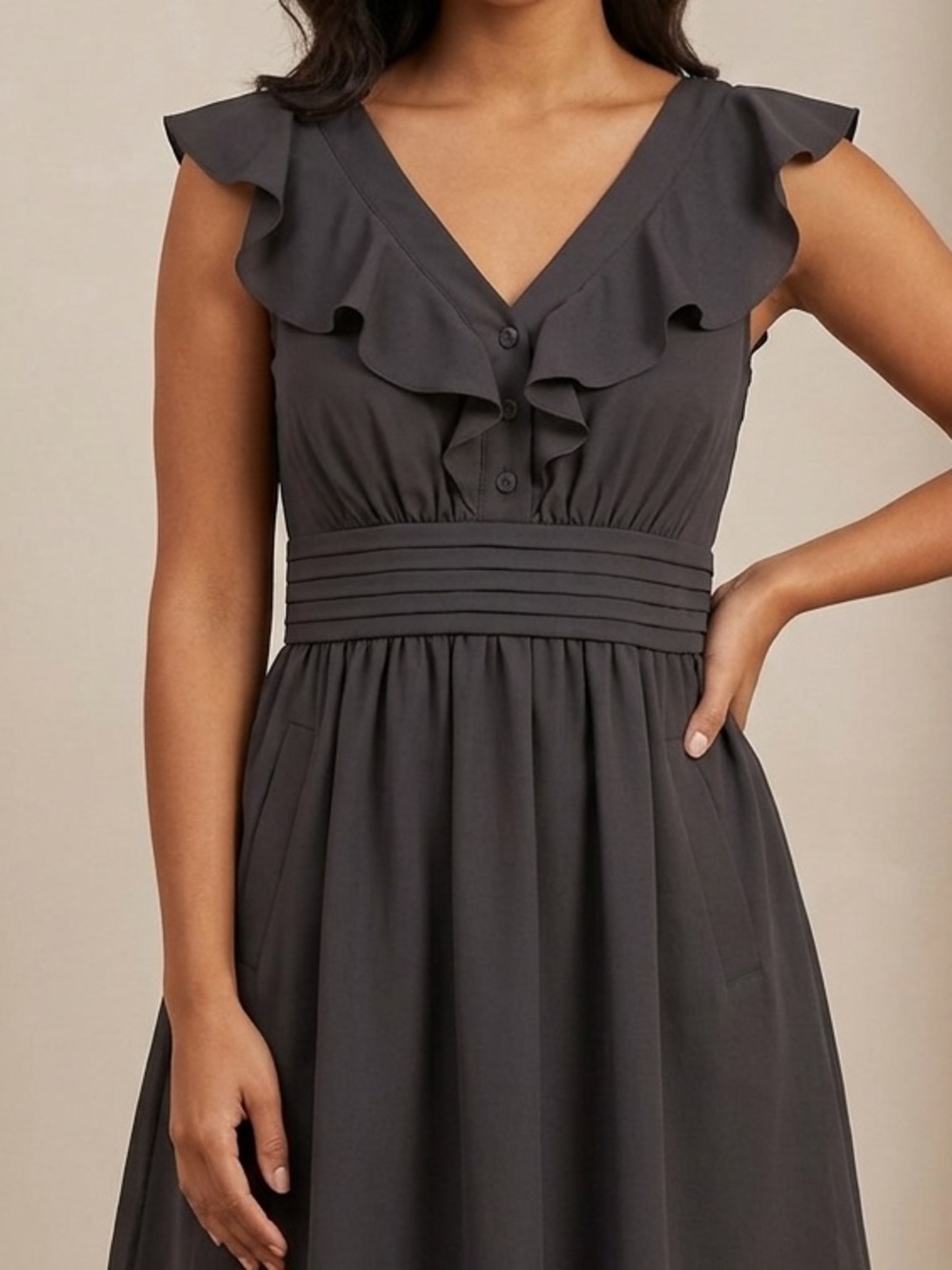 BCBGeneration Ruffle Mini Dress